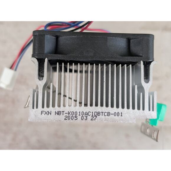 Foxconn AMD Socket A (462) CPU Heatsink Cooler Fan NBT-K0010AC1DBTCB-001 3-Pin - Picture 2 of 7